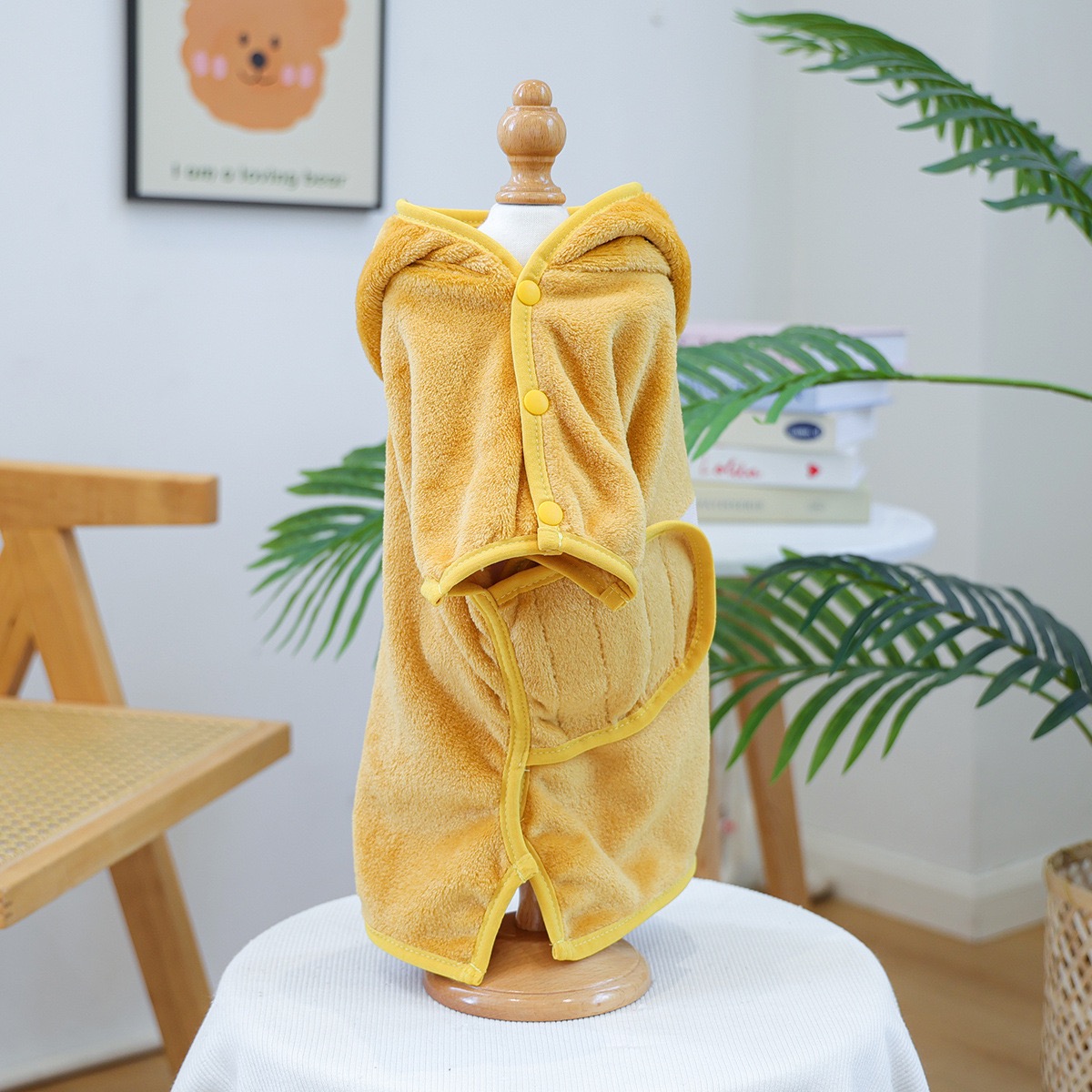 Cartoon Chicken Clothes for Dogs - Cozy Multi-Functional Pet Cloak - Image 5