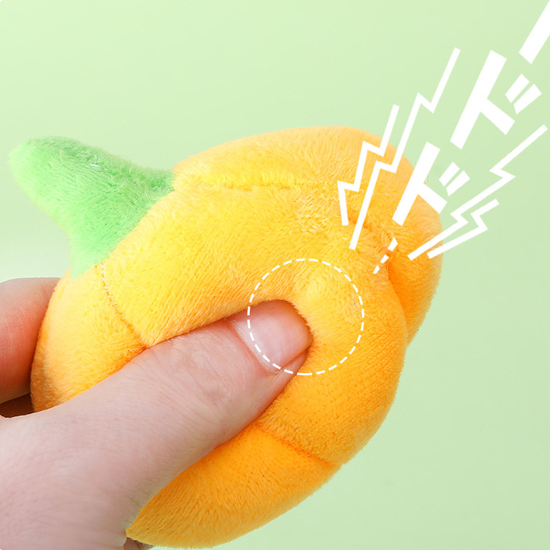 Interactive Pumpkin Plush Dog Toy - Image 5
