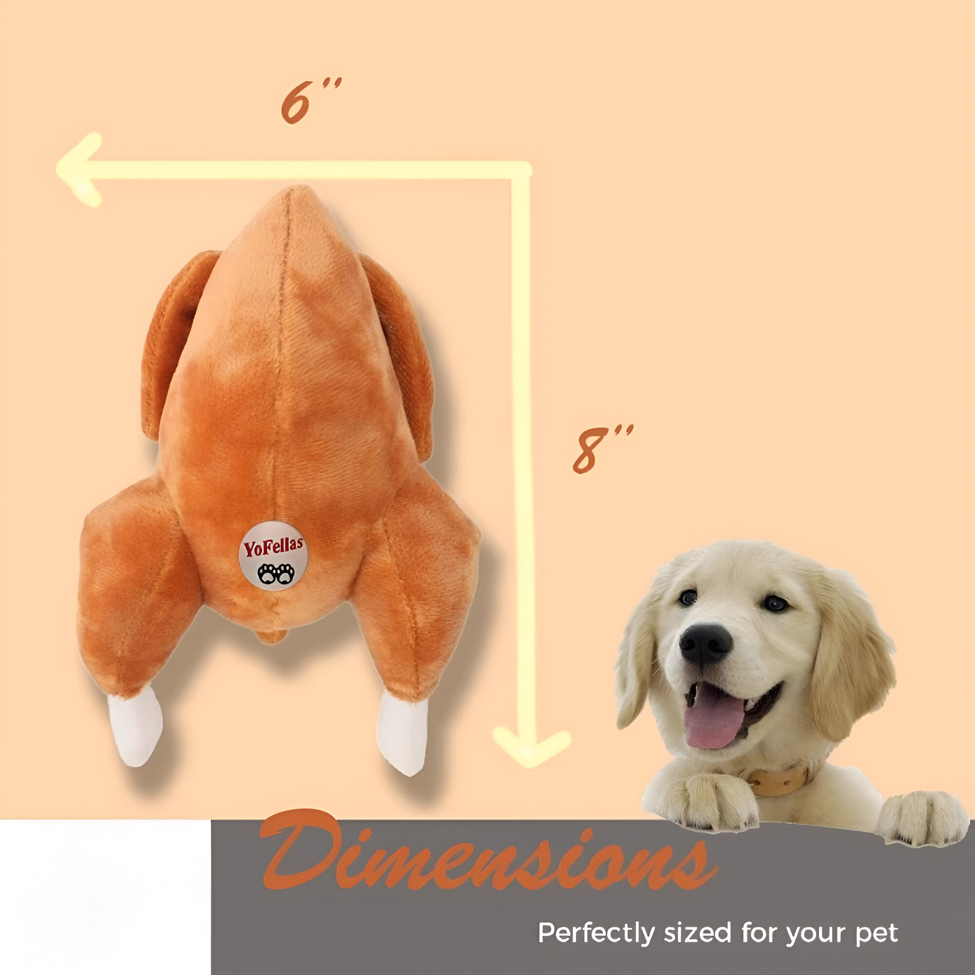 Interactive Thanksgiving Turkey Plush Dog Toy - Fun and Durable - Image 6