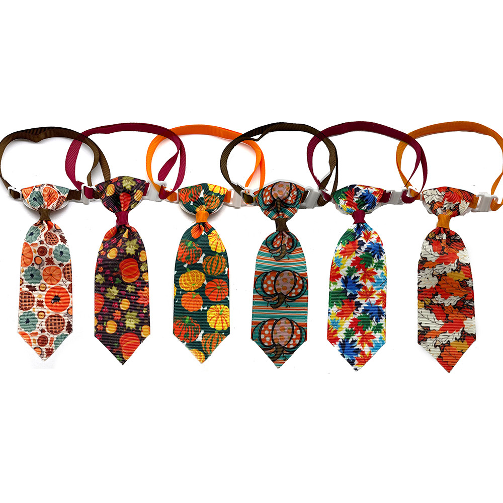 50 Thanksgiving Puppy Dog Bow Ties - Adorable Pet Accessories - Image 4
