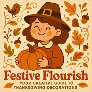 Festive Flourish: Your Creative Guide to Thanksgiving Decorations | DIY Thanksgiving Décor Ideas, Home Styling & Holiday Inspiration for a Cozy Celebration