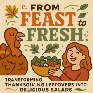 From Feast to Fresh: Transforming Thanksgiving Leftovers into Delicious Salads – Digital Guide for Leftover Recipes, Meal Prep & Salad Creations