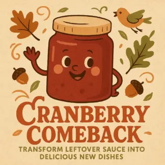 Cranberry Comeback: Transform Leftover Sauce into Delicious New Dishes – Creative Recipes for the Holidays and Beyond