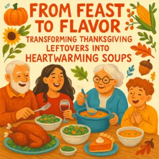 From Feast to Flavor: Transforming Thanksgiving Leftovers into Heartwarming Soups - eBook Guide & Recipes