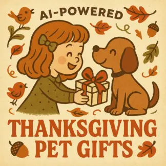 AI-Powered Thanksgiving Pet Gifts | Digital Guide for Using AI to Generate Thanksgiving Pet Gift Ideas | Creative eBook for Pet Lovers and AI Enthusiasts