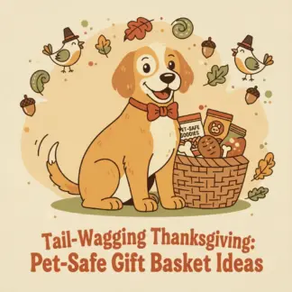 Tail-Wagging Thanksgiving: Pet-Safe Gift Basket Ideas | Printable eBook, Pet Lover Guide, Digital Download for Dog & Cat Owners, Holiday Gift Inspiration