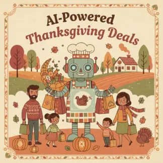 AI-Powered Thanksgiving Deals Checklist | Digital Download | How to Use AI to Find Thanksgiving Deals | Black Friday & Cyber Monday Savings Planner