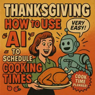 Checklist: How to Use AI to Schedule Cooking Times | Smart Kitchen Planner | Digital Download | AI Cooking Guide for Busy Home Chefs