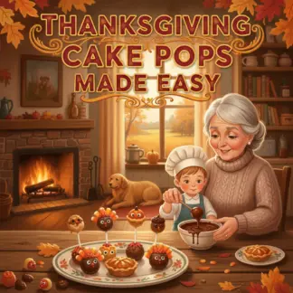 Thanksgiving Cake Pops Made Easy | Holiday Cake Pop Guide | Digital Download eBook for Beginners & Bakers | Thanksgiving Dessert Ideas, AI Decorating Tips, and Creative Fall Treats