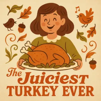 The Juiciest Turkey Ever – Ultimate Thanksgiving Checklist | Digital Download for Perfectly Moist Roast Turkey | How to Cook a Turkey Without Drying It Out Guide