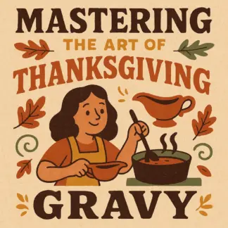 Mastering the Art of Thanksgiving Gravy | Ultimate Thanksgiving Gravy Recipe Guide for Perfect Holiday Sauce | Digital Download eBook & Printable Kitchen Companion