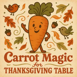 Carrot Magic for Thanksgiving Table | Ebook Guide to Carrot Recipes for Thanksgiving – Delicious Side Dishes, Mains, Soups & Desserts