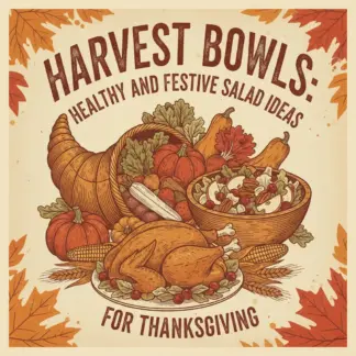 Harvest Bowls: Healthy and Festive Salad Ideas for Thanksgiving | eBook for Fresh Seasonal Recipes, Creative Dressings & AI Cooking Tips | Digital Download for Holiday Meal Inspiration