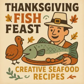 Thanksgiving Fish Feast: Creative Seafood Recipes | Festive eBook for Thanksgiving Recipes with Salmon or Fish | Digital Download Cookbook for Holiday Seafood Lovers