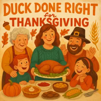 Duck Done Right for Thanksgiving | Ultimate Guide on How to Cook Duck for Thanksgiving | Step-by-Step Cooking, Pairing & AI Recipe Prompts