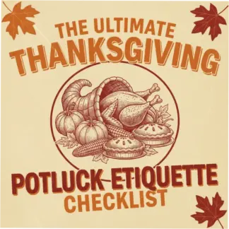 The Ultimate Thanksgiving Potluck Etiquette Checklist – Must-Have Guide for Stress-Free Holiday Gatherings