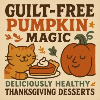 Guilt-Free Pumpkin Magic: Deliciously Healthy Thanksgiving Desserts | Healthy Pumpkin Desserts That Taste Good | Fall Holiday Recipe Guide, eBook & Checklist