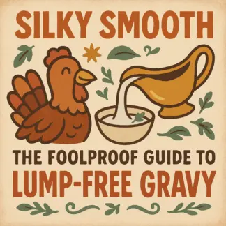 Silky Smooth: The Foolproof Guide to Lump-Free Gravy | Digital Cooking Guide for Beginners & Home Chefs | Learn how to make gravy without lumps like a pro