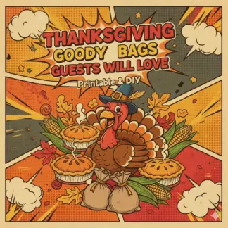 Thanksgiving Goody Bags Guests Will Love | Printable Host Guide for Memorable Gatherings | Digital Download for Hosts Wondering What Goody Bags to Send Guests Home With | Holiday Party Favor Ideas eBook