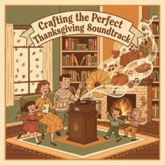 Crafting the Perfect Thanksgiving Soundtrack | Digital Download Guide for Curating the Ultimate Thanksgiving Playlist | eBook, Music Planner, and Holiday Playlist Checklist