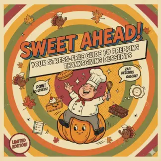 Sweet Ahead: Your Stress-Free Guide to Prepping Thanksgiving Desserts | Make-Ahead Dessert Guide | How to Prep Thanksgiving Dessert in Advance | Holiday Baking Planner eBook