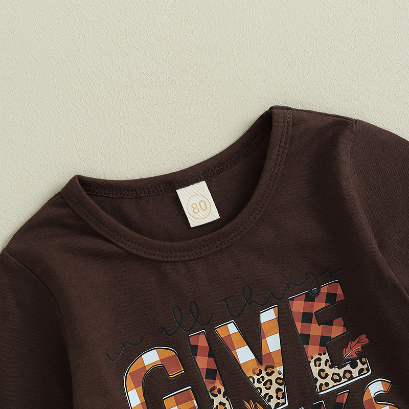 Baby Girls' 3-Piece Thanksgiving Outfit Set - Fun and Stylish - Image 4