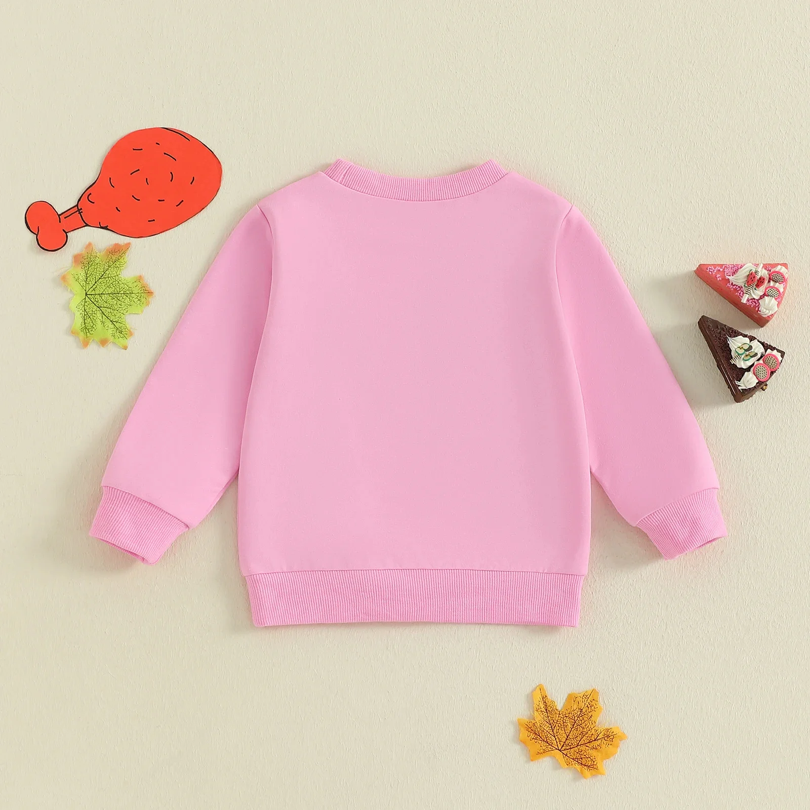 Toddler Thanksgiving Turkey Embroidered Sweatshirt – Cozy Fall Pullover - Image 5