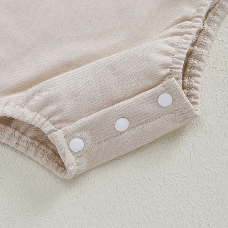 Adorable Chick Embroidered Baby Romper – Cozy Fall Long Sleeve Jumpsuit - Image 5