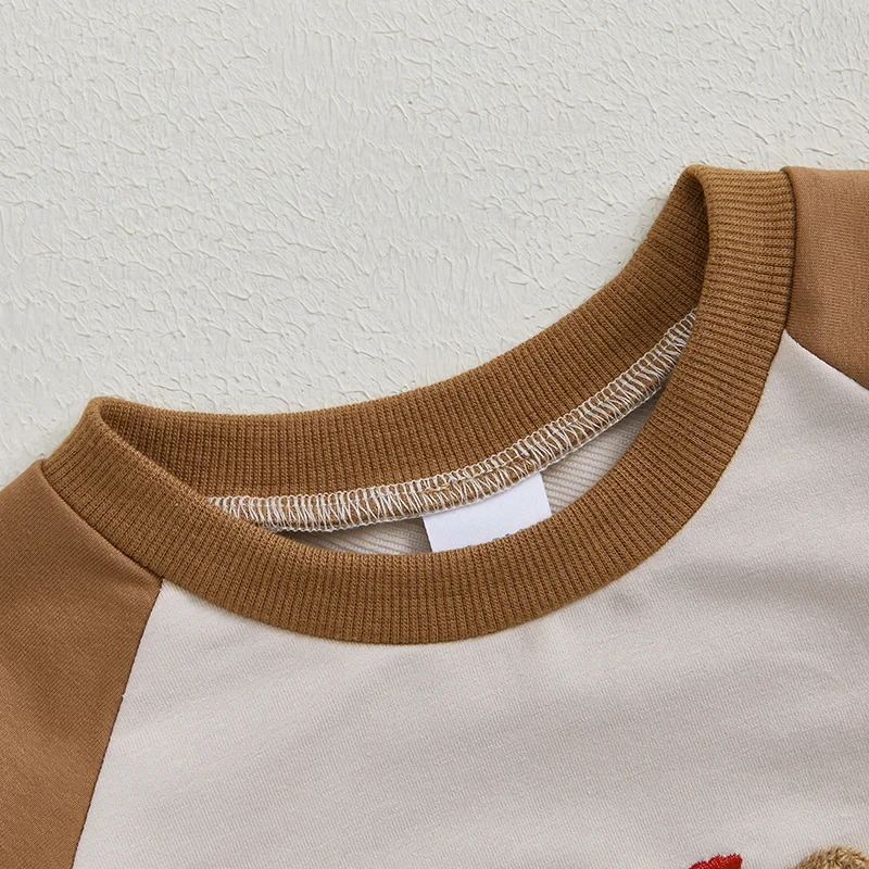 Adorable Chick Embroidered Baby Romper – Cozy Fall Long Sleeve Jumpsuit - Image 4