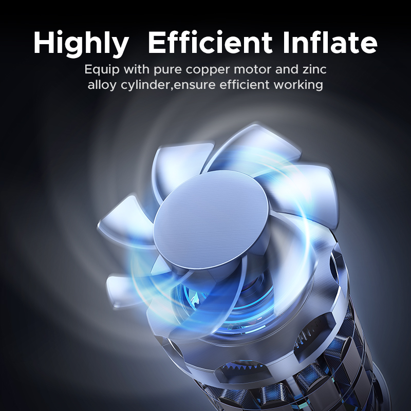 12V Portable Car Air Pump - 150PSI High-Power Tire Inflator - Image 3