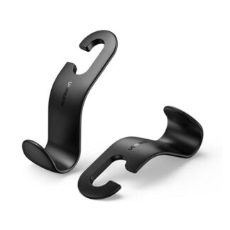 Adjustable Car Headrest Hooks - 2pcs Purse and Grocery Bag Organizer
