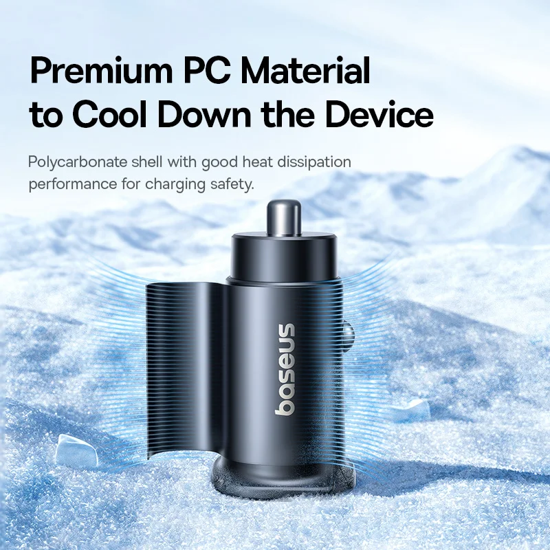 30W Dual Port Fast Car Charger with PD & QC - Image 4