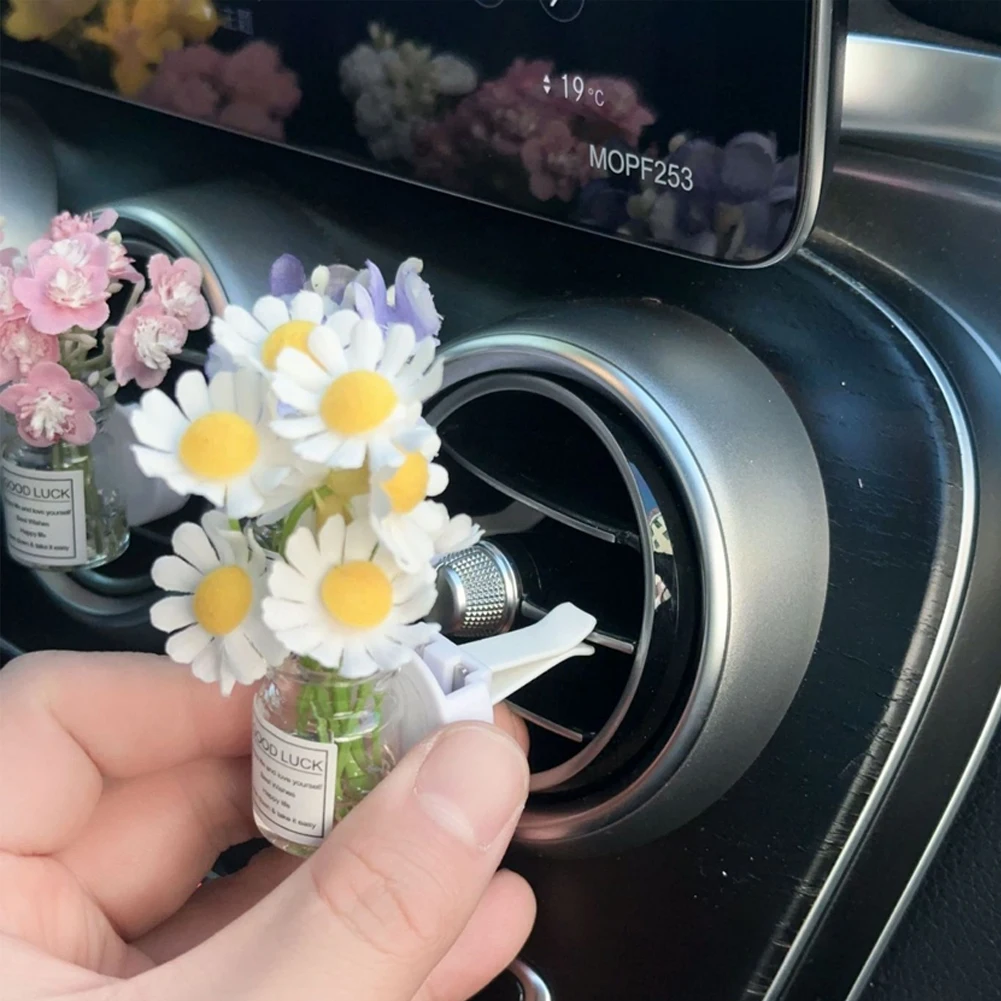 Auto Air Outlet Flower Vase Clips - Charming Car Ornaments - Image 2