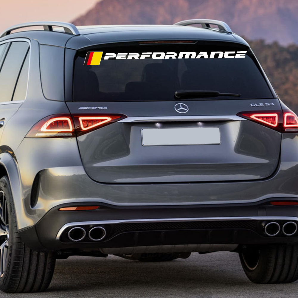 PERFORMANCE Vinyl Car Windshield Sticker - Image 2