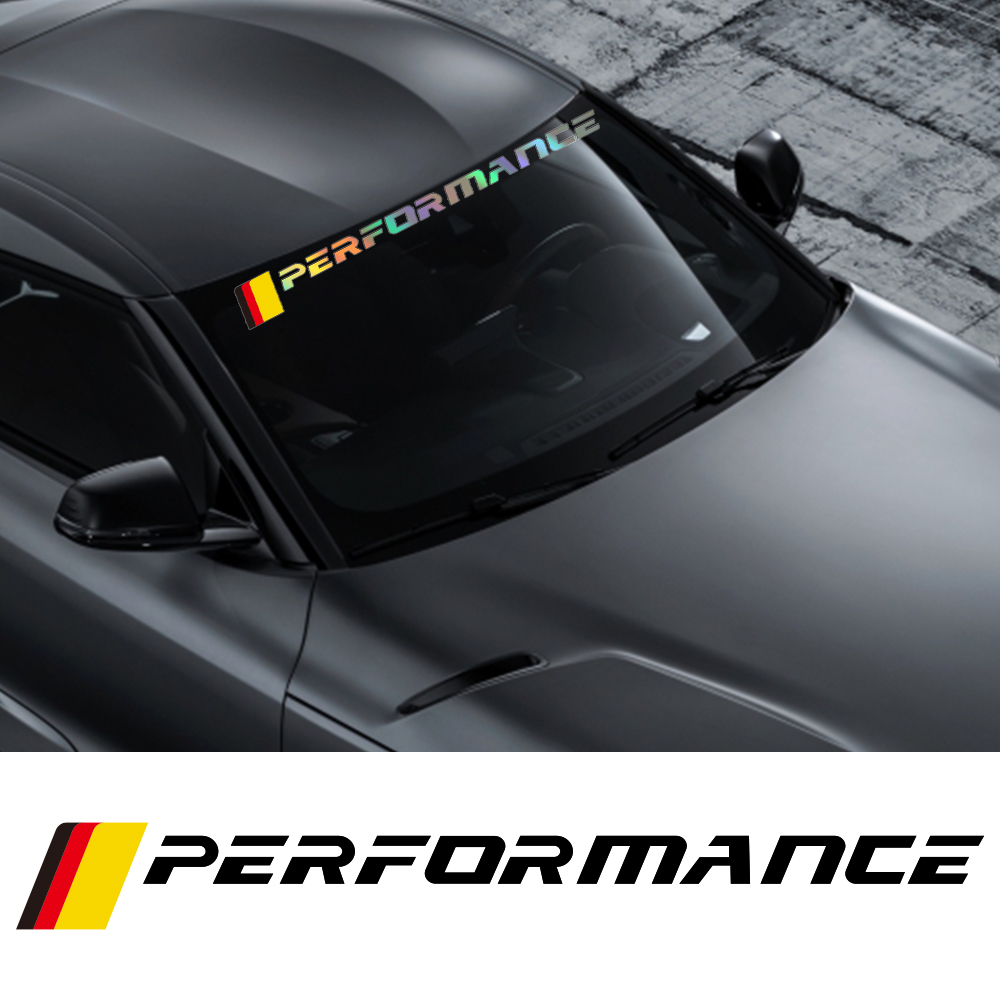 PERFORMANCE Vinyl Car Windshield Sticker - Image 3