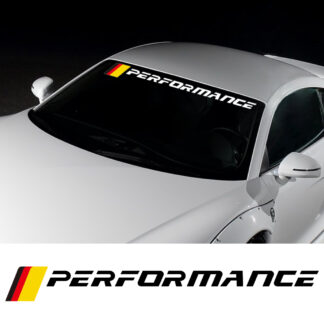PERFORMANCE Vinyl Car Windshield Sticker