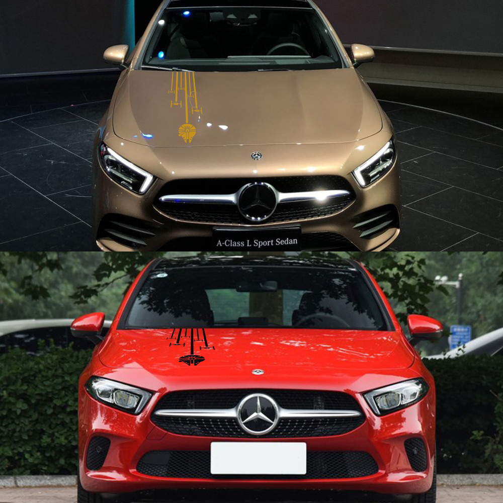Car Hood Vinyl Decal Set - Image 3