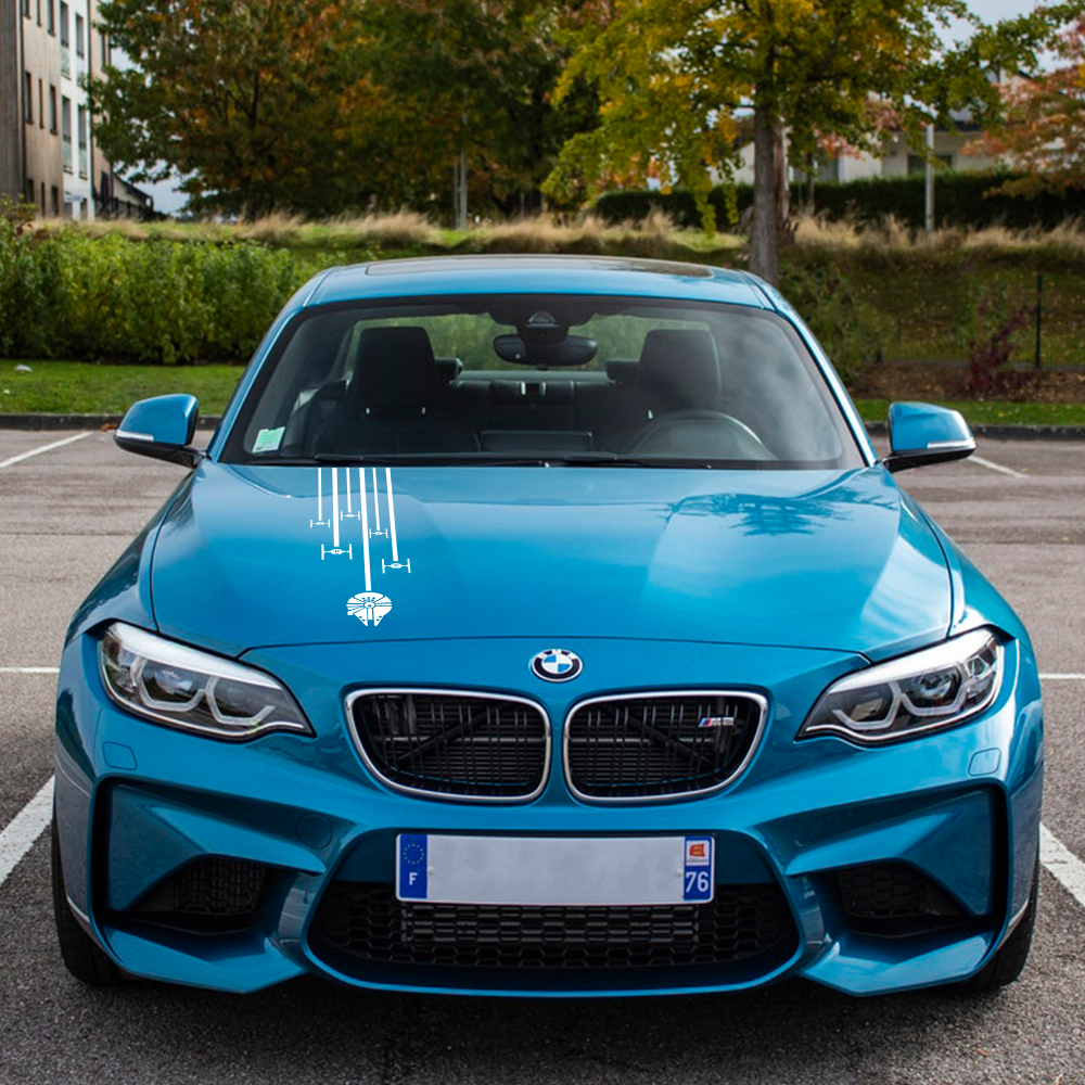 Car Hood Vinyl Decal Set - Image 4