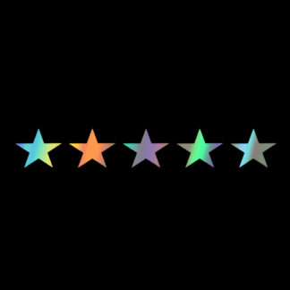GTA-Inspired 5-Star Wanted Vinyl Car Sticker
