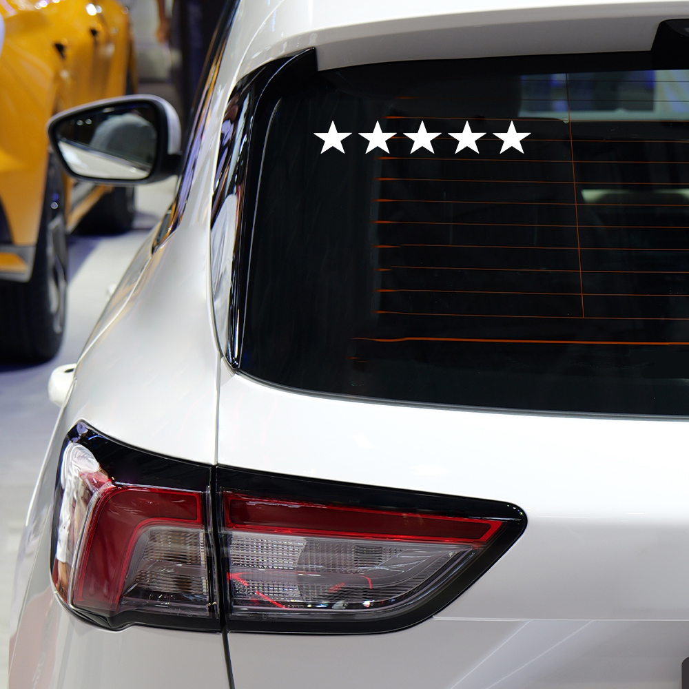 GTA-Inspired 5-Star Wanted Vinyl Car Sticker - Image 2
