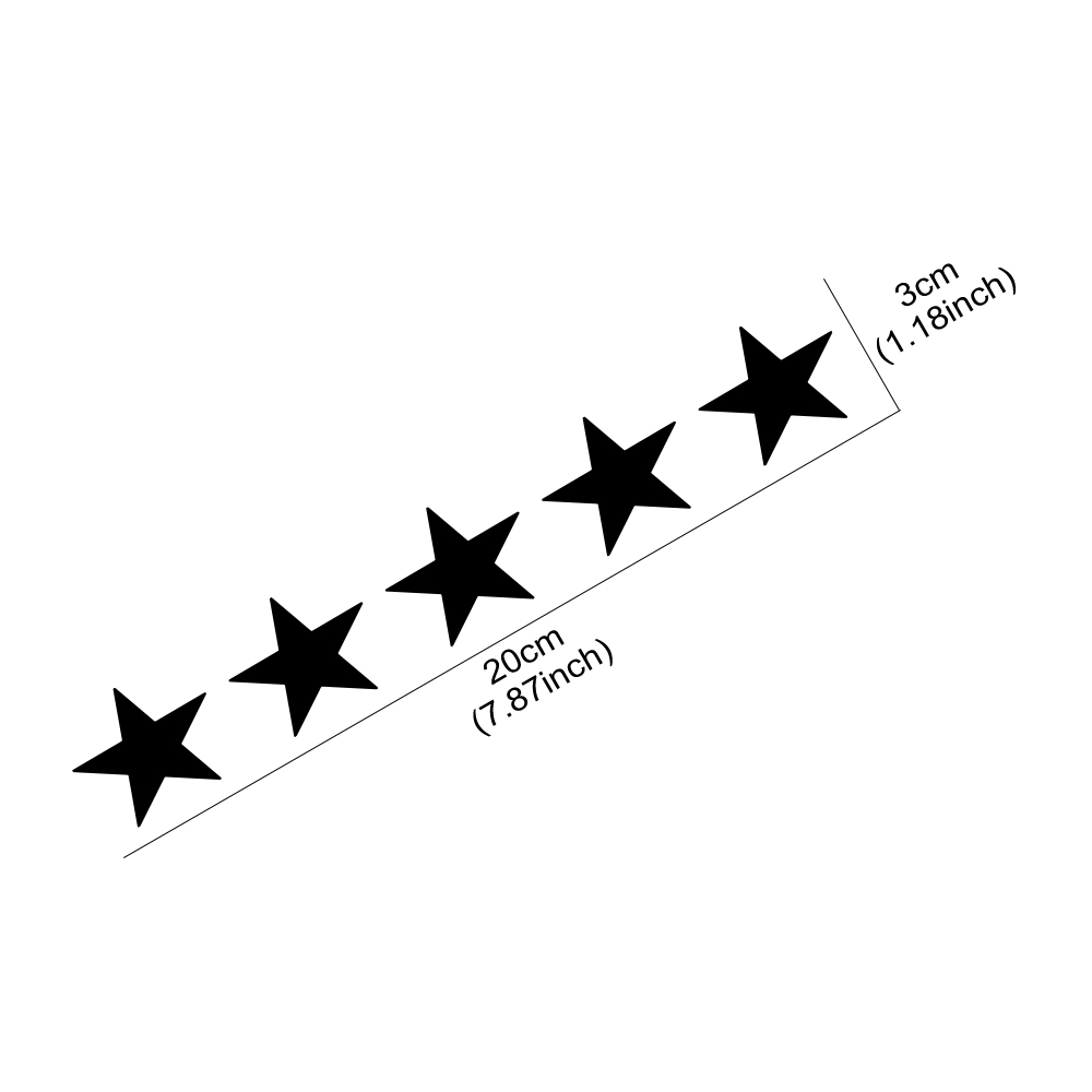 GTA-Inspired 5-Star Wanted Vinyl Car Sticker - Image 6