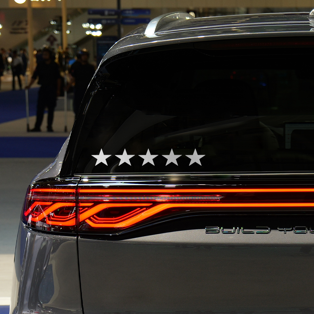 GTA-Inspired 5-Star Wanted Vinyl Car Sticker - Image 4