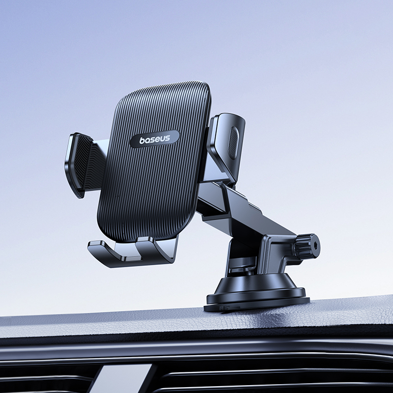 Car Phone Holder with Suction Cup - Dashboard & Windshield Mount