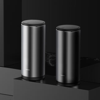 Car Trash Can & Organizer - Premium Aluminum Alloy Garbage Bin