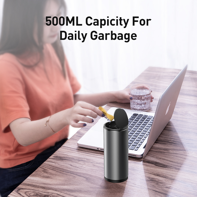 Car Trash Can & Organizer - Premium Aluminum Alloy Garbage Bin - Image 4