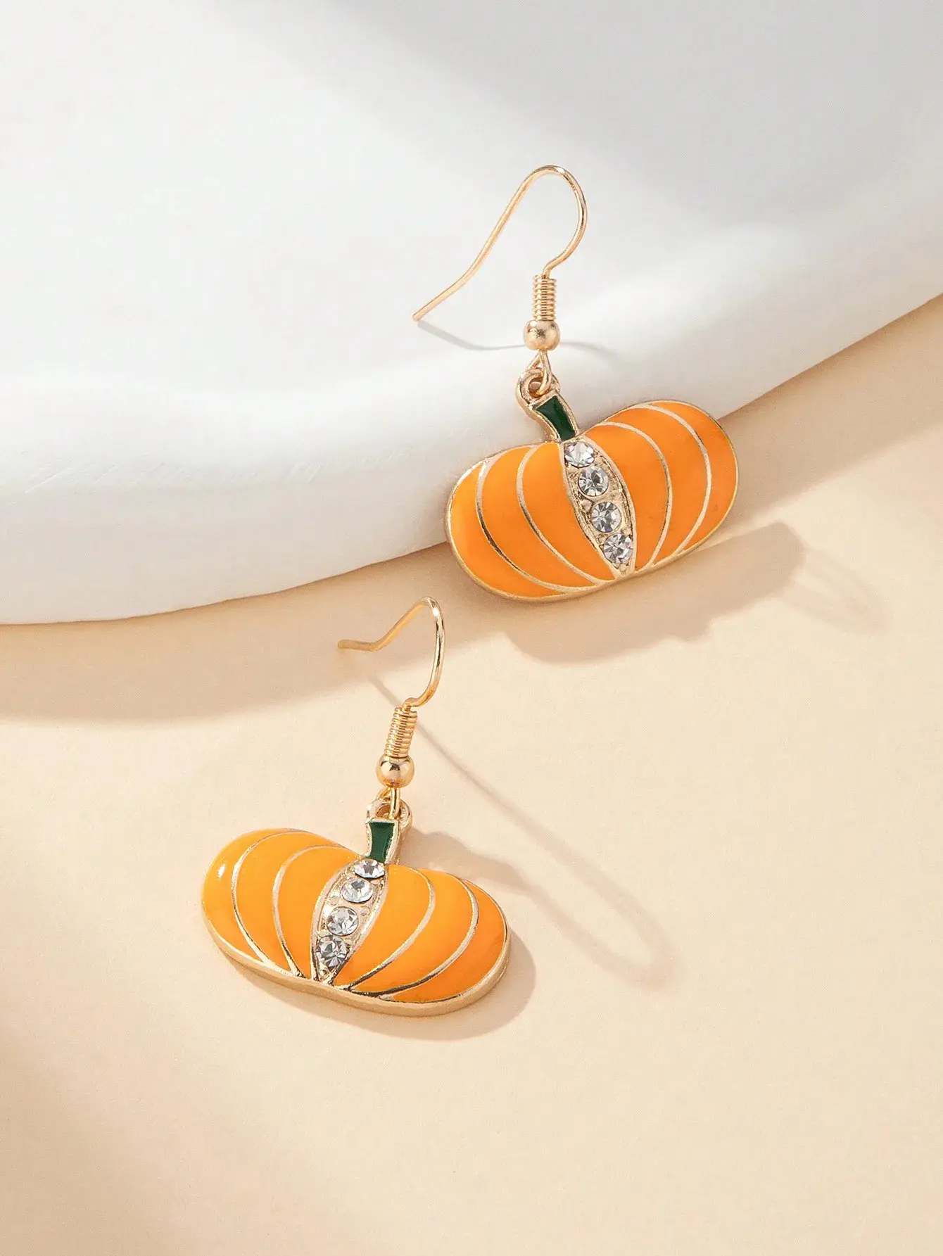 Trendy Pumpkin Charm Pendant Necklace for Women - Image 5
