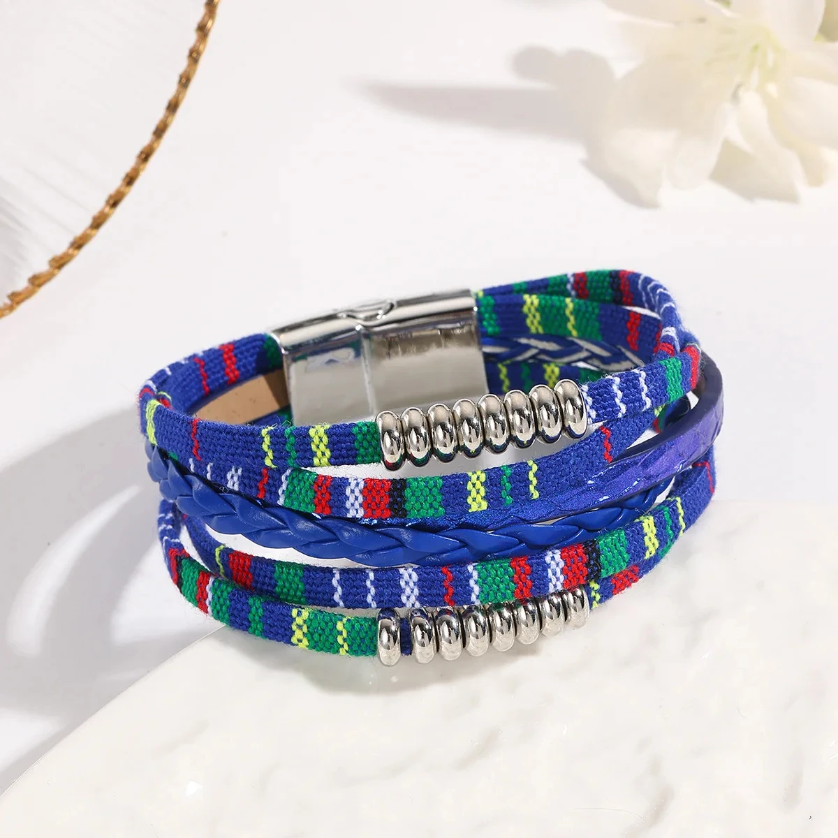 Bohemian Multi-Layer Leather Beaded Rope Bracelet – Women’s Fashion Jewelry - Image 5