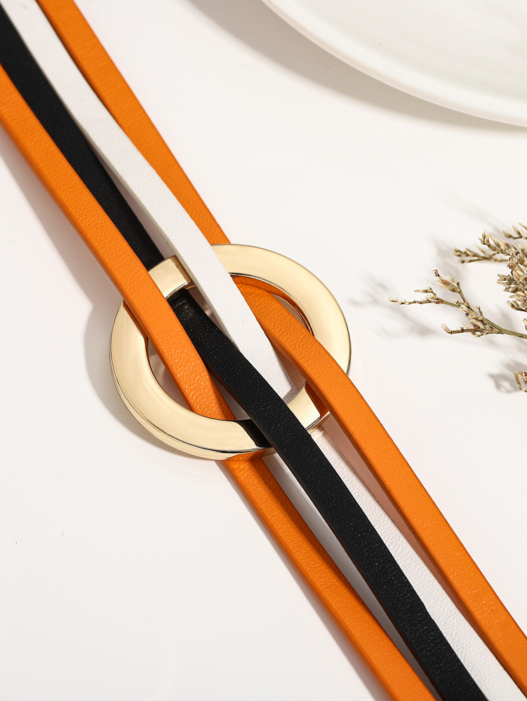 Gothic Leather Wrap Bracelet - Image 5