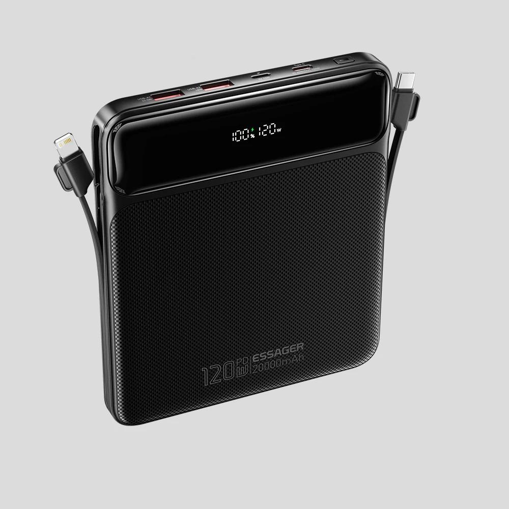 Ultra-Fast 100W 20000mAh PD Power Bank for Laptops & Phones