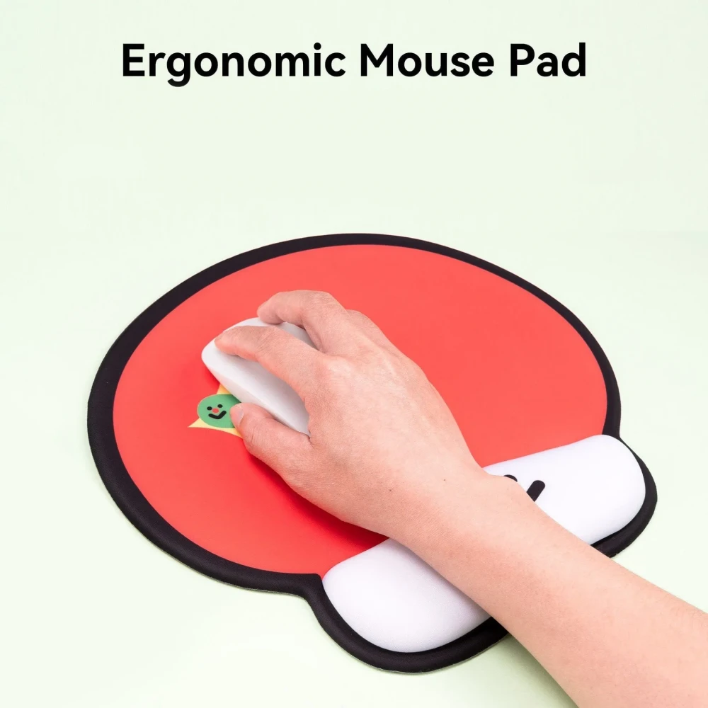 Poisonous Mushrooms Ergonomic Mouse Pad – Non-Slip & Waterproof - Image 2